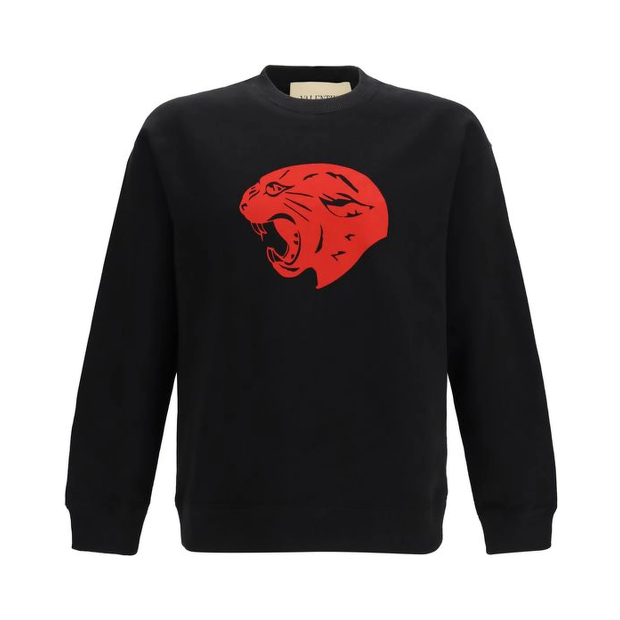 Black Cotton Sweatshirt