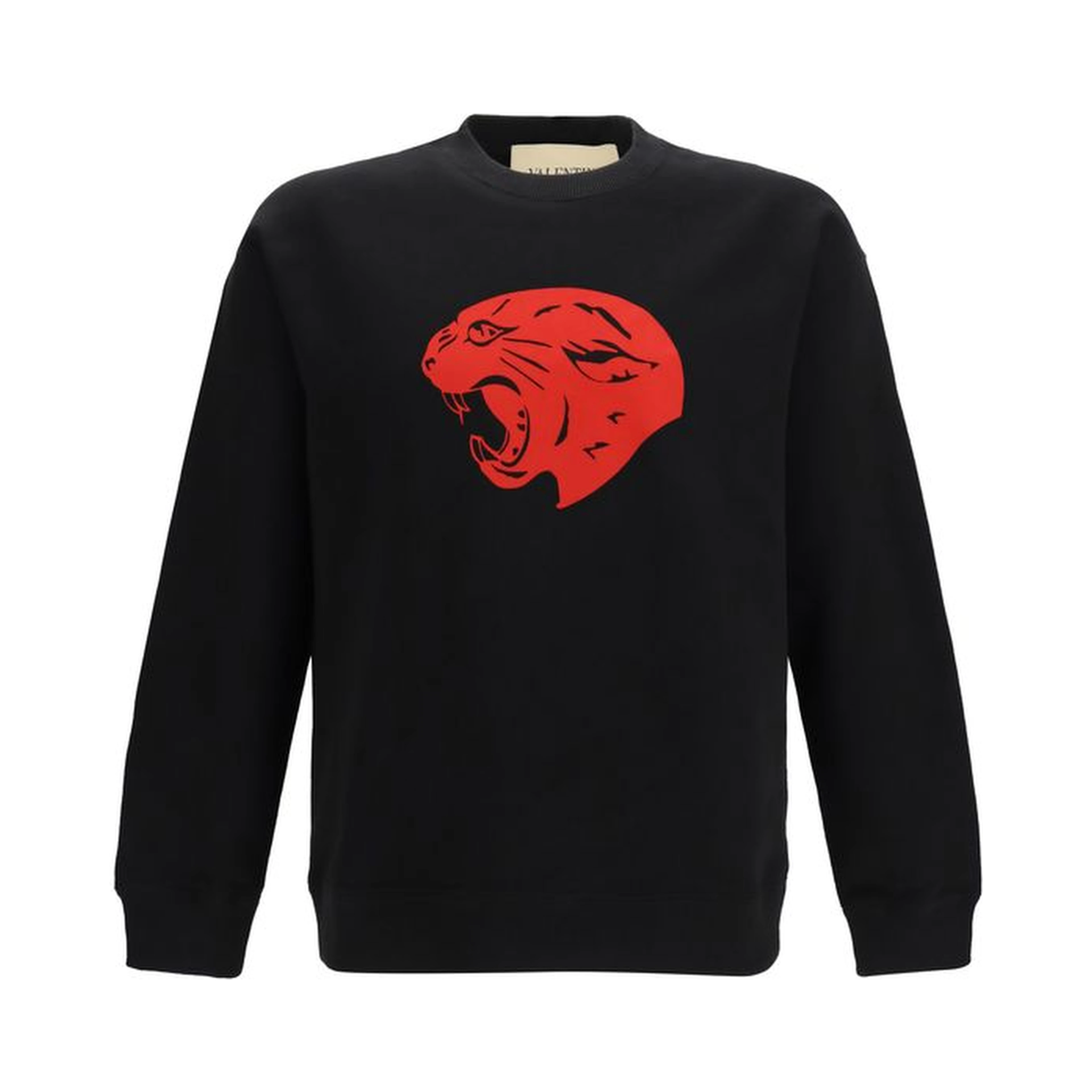 Black Cotton Sweatshirt