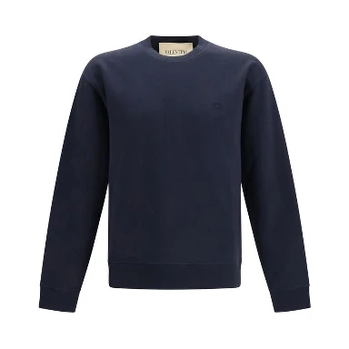 Blue Cotton Sweatshirt