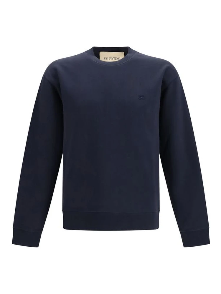 Blue Cotton Sweatshirt
