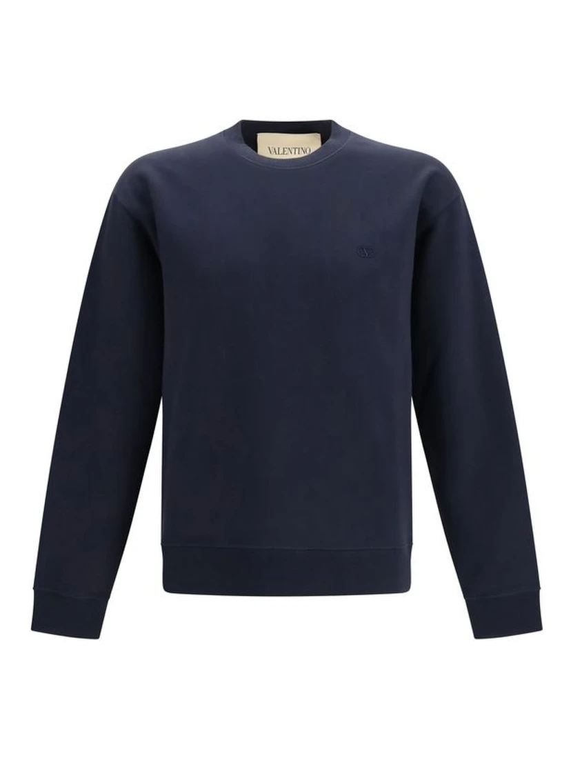 Blue Cotton Sweatshirt