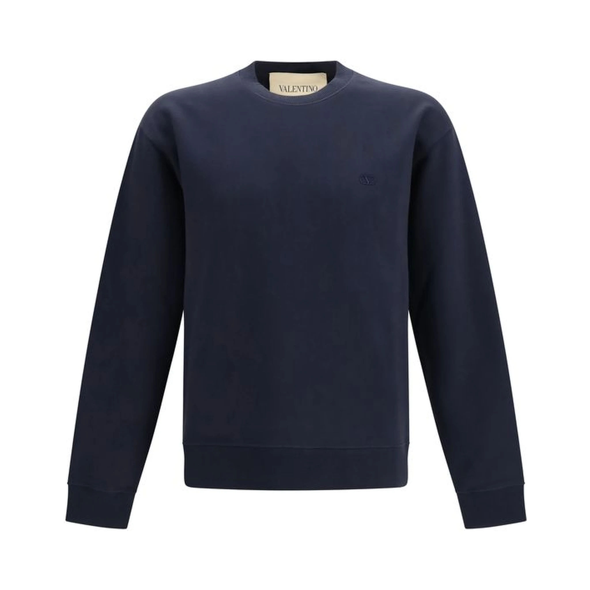 Blue Cotton Sweatshirt