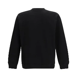 Black Cotton Sweatshirt