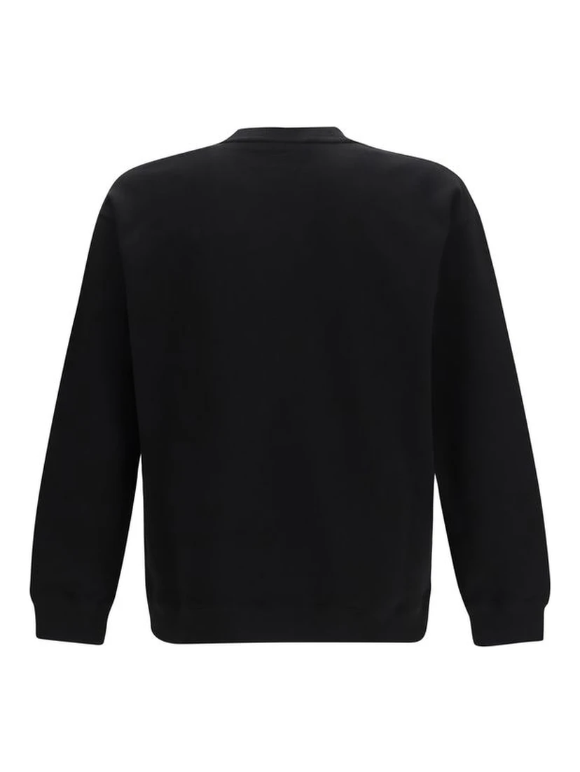 Black Cotton Sweatshirt