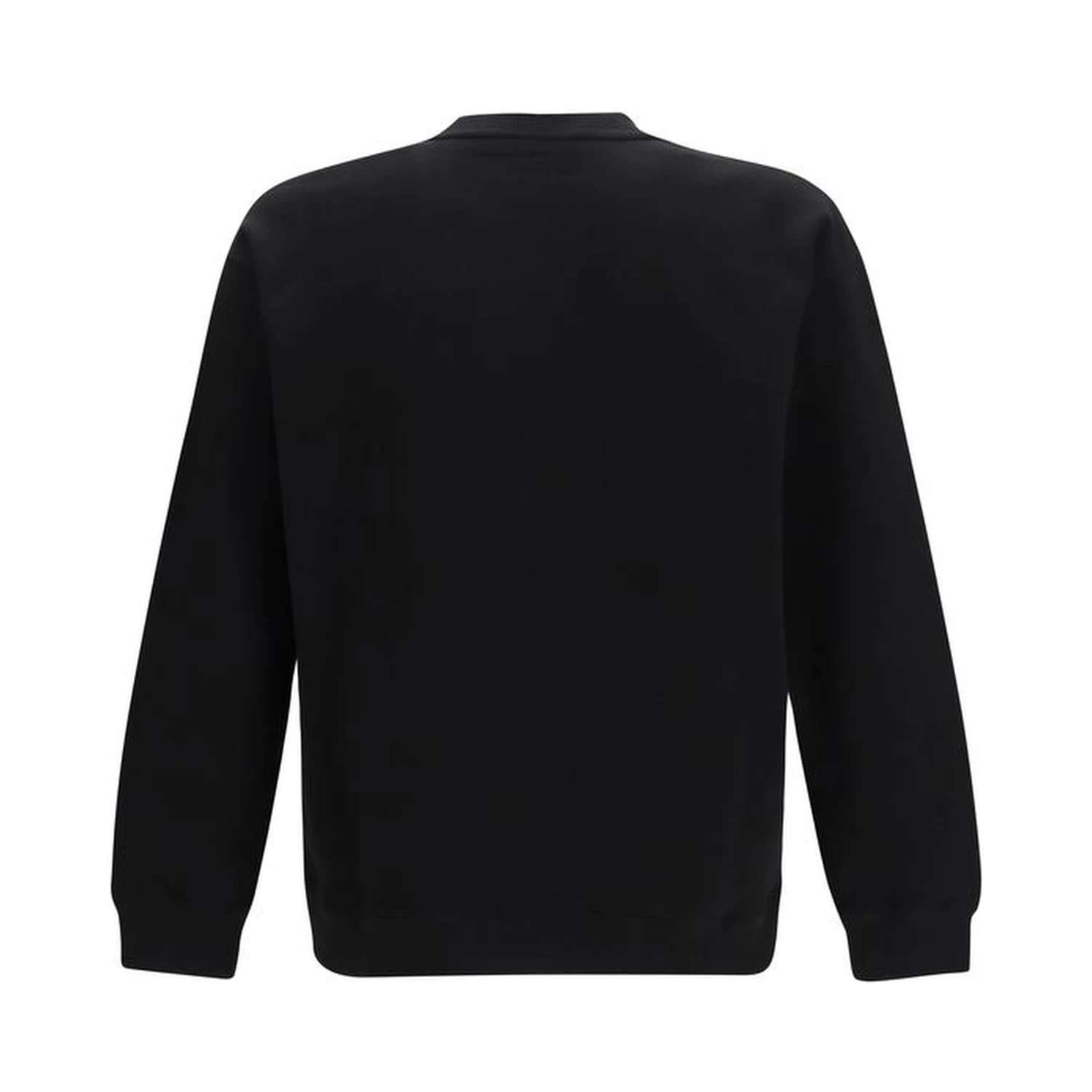 Black Cotton Sweatshirt