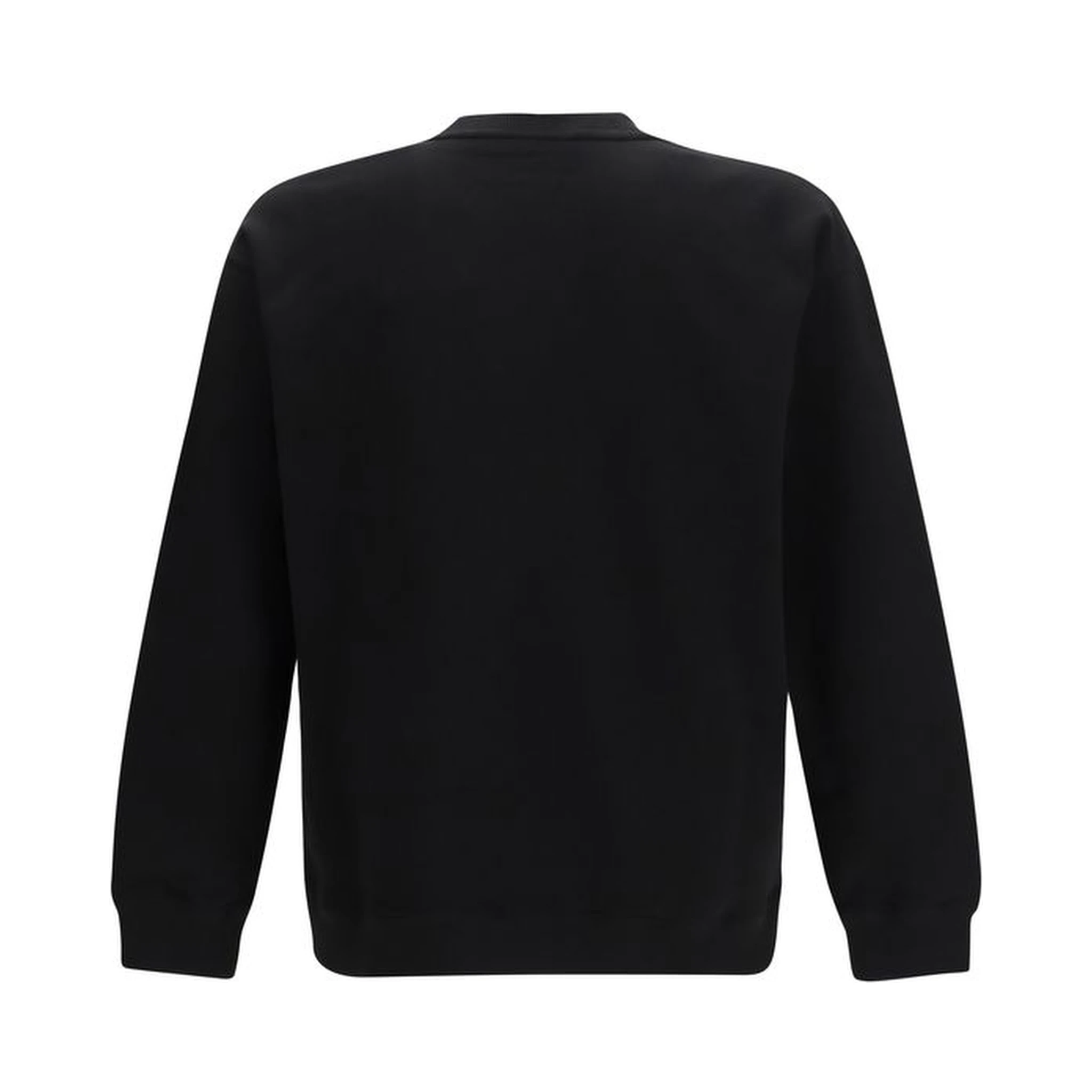 Black Cotton Sweatshirt