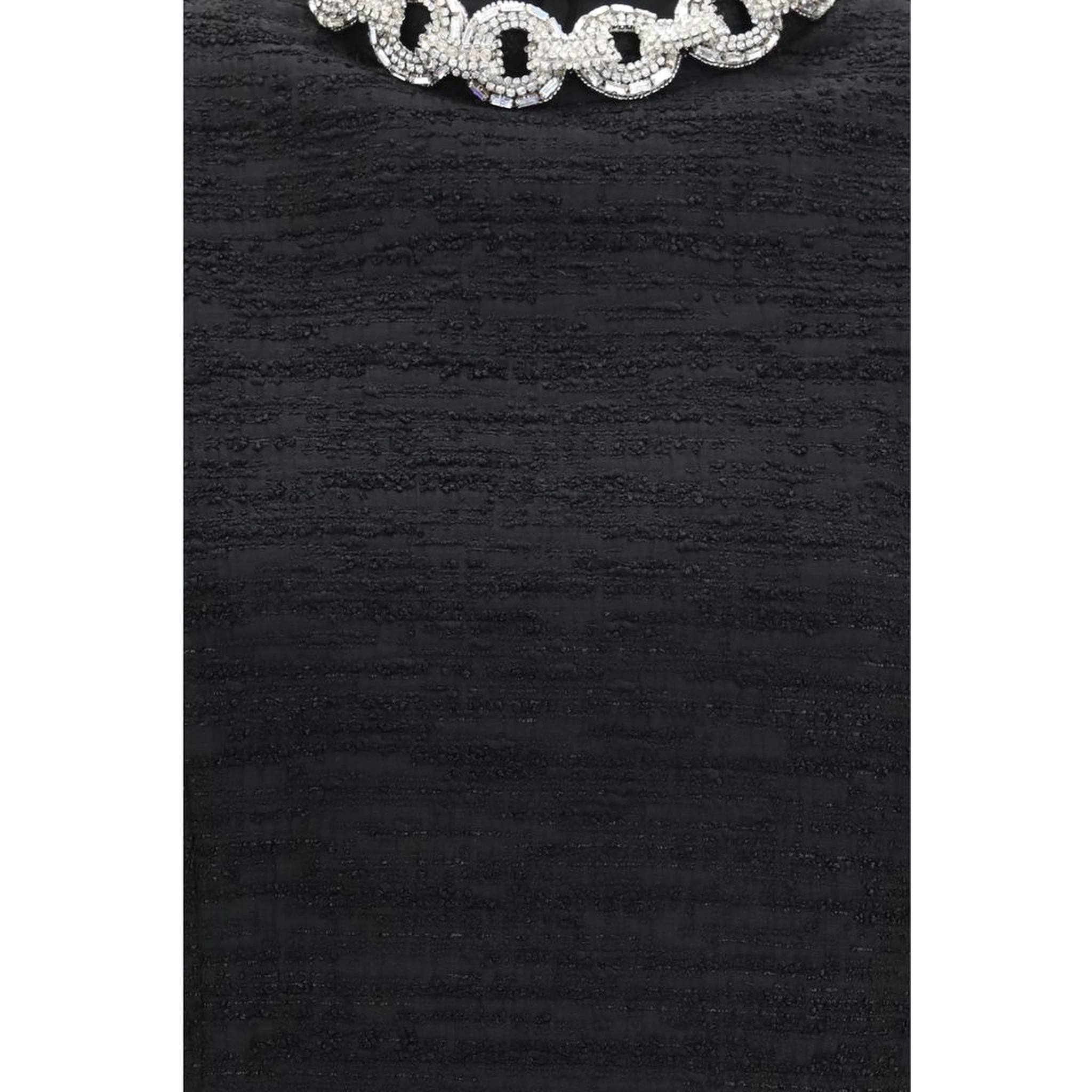Black Cotton Casual Dress