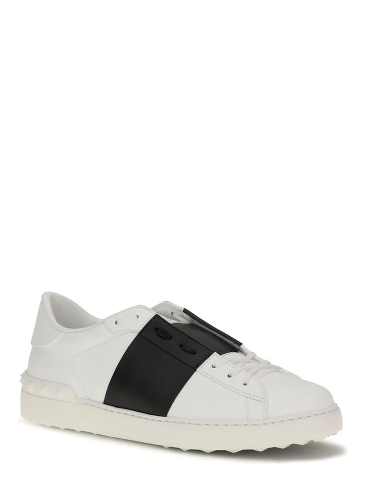 Black And White Calf Leather Bos Taurus Low Top Sneakers alternative