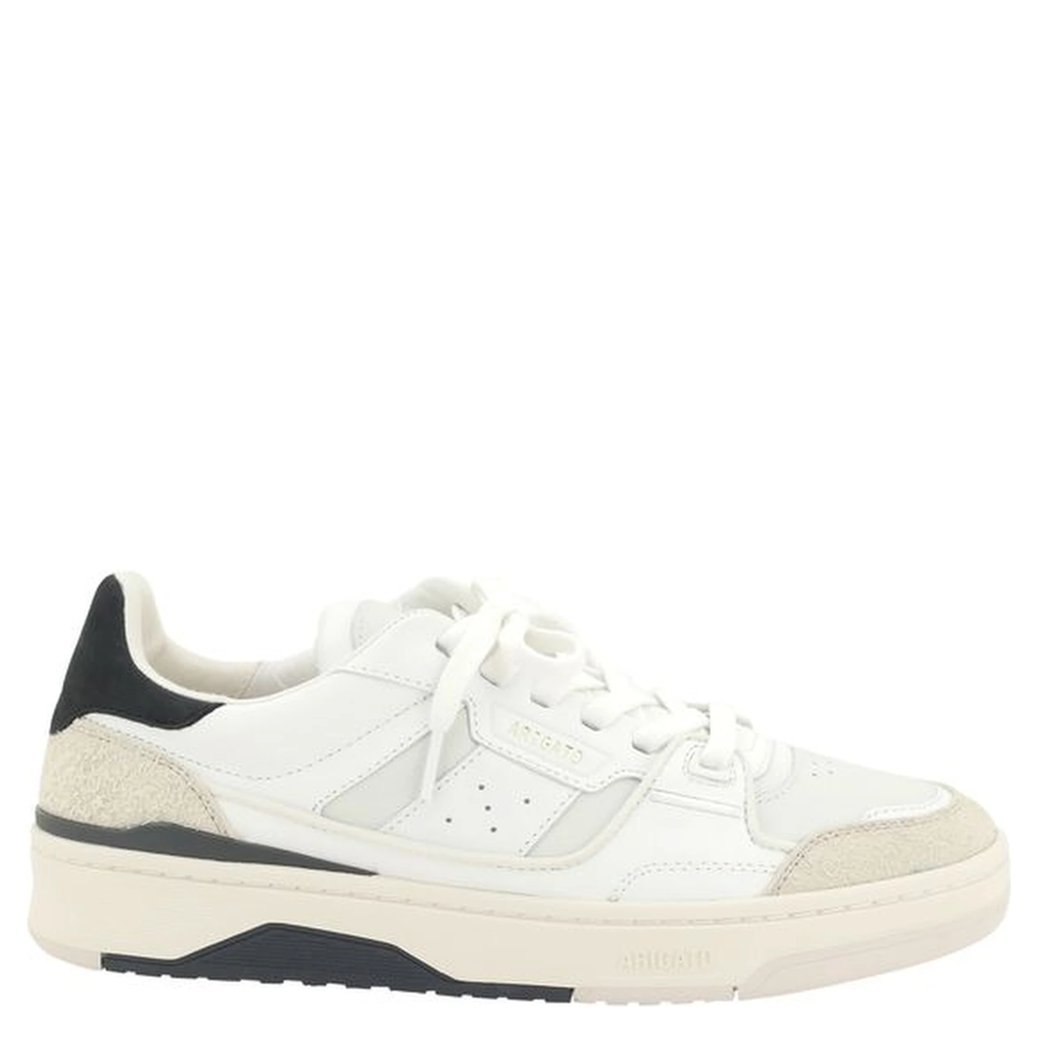White Calf Leather Bos Taurus Athletic Sneakers