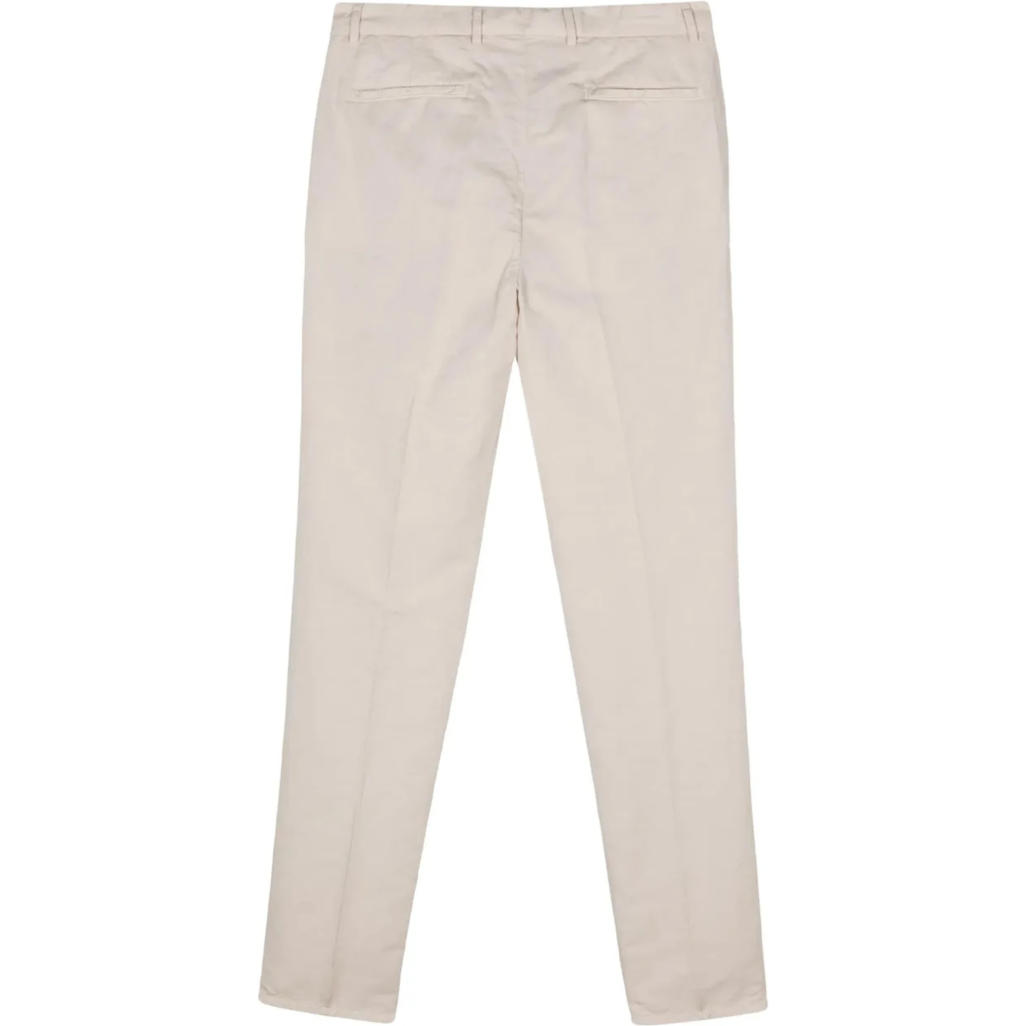 Beige Linen Casual Pants