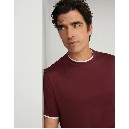 Bicolor Cotton T-Shirt