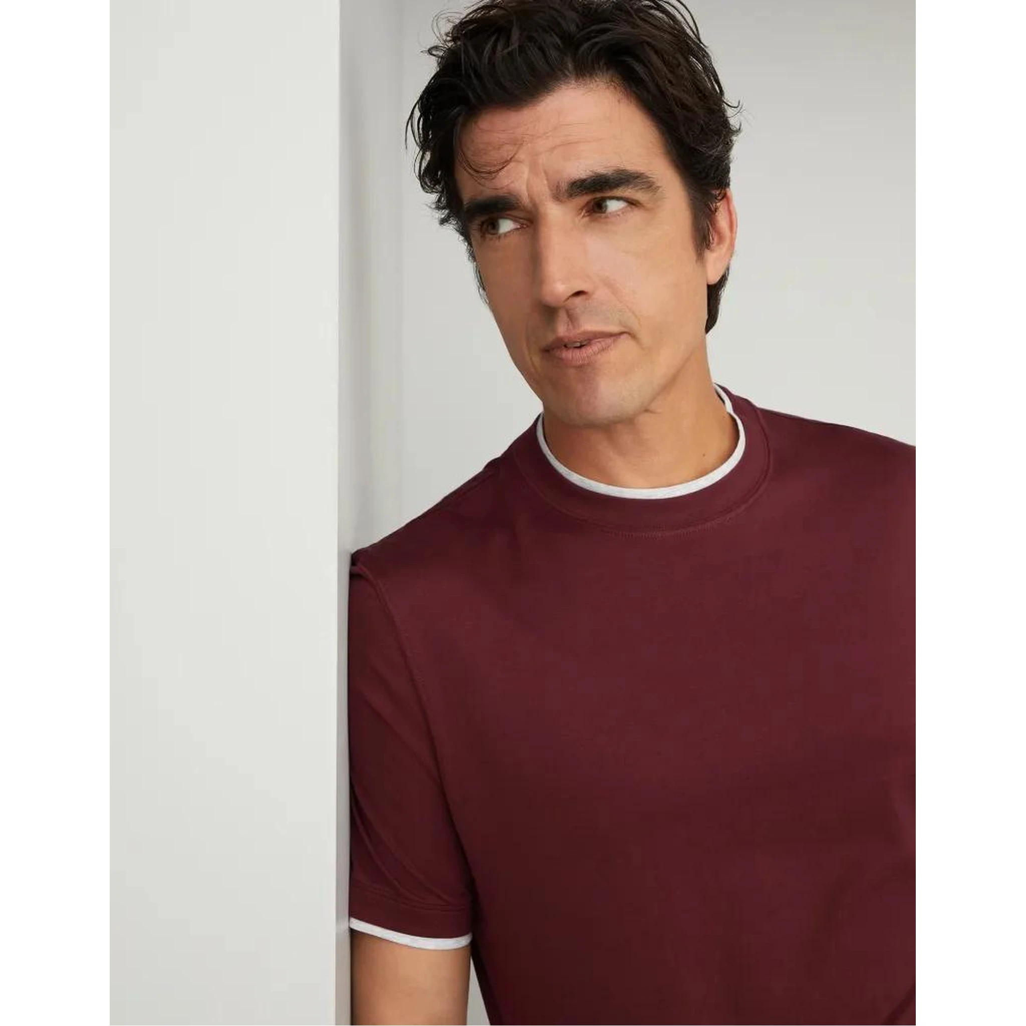 Bicolor Cotton T-Shirt
