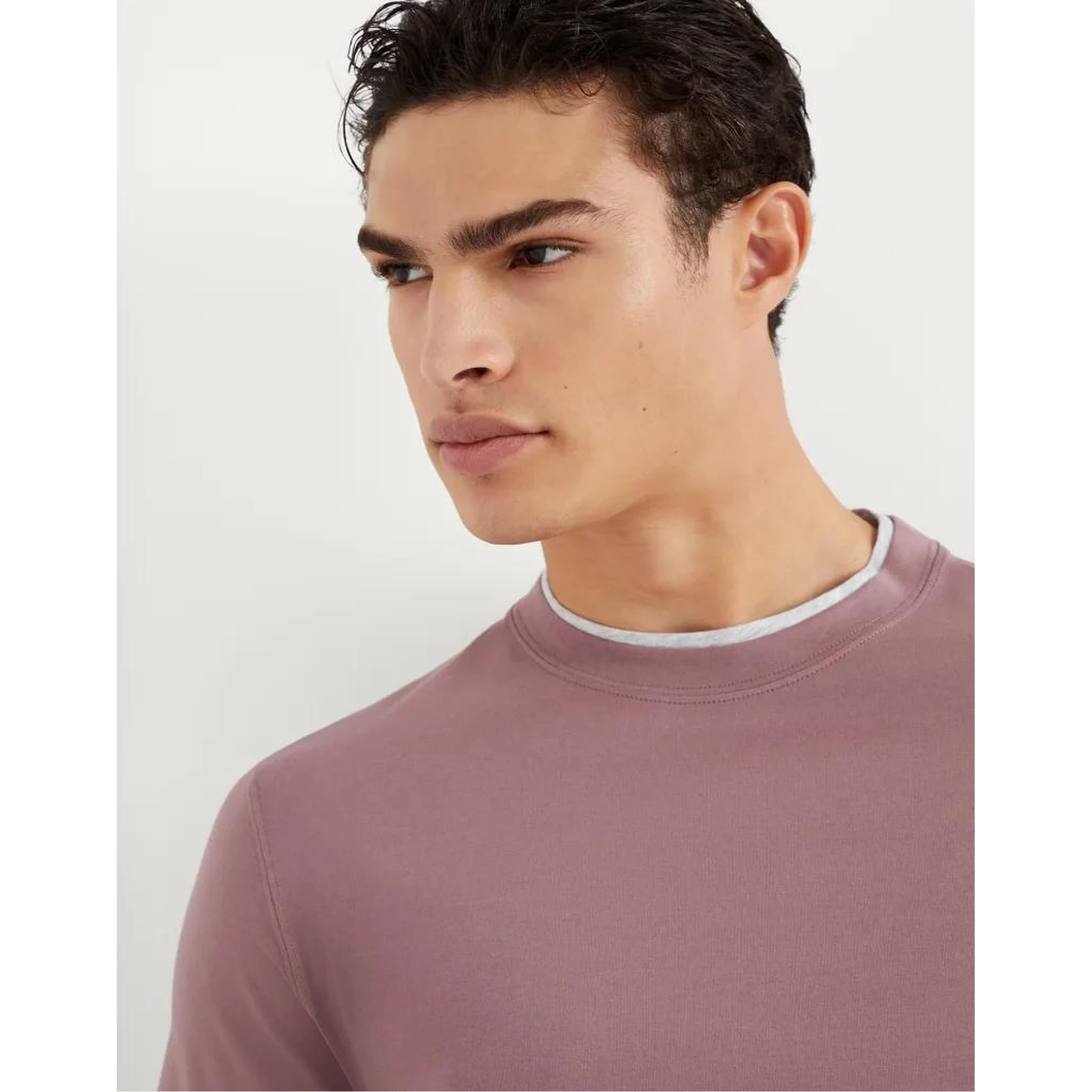 Bicolor Cotton T-Shirt