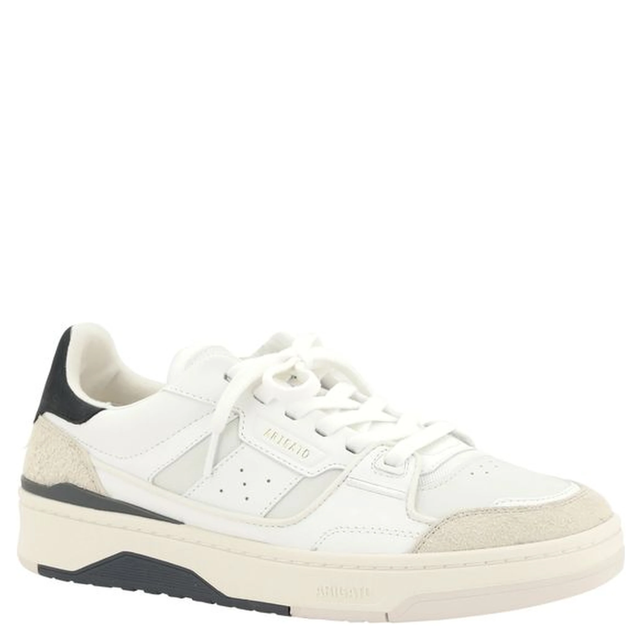 White Calf Leather Bos Taurus Athletic Sneakers