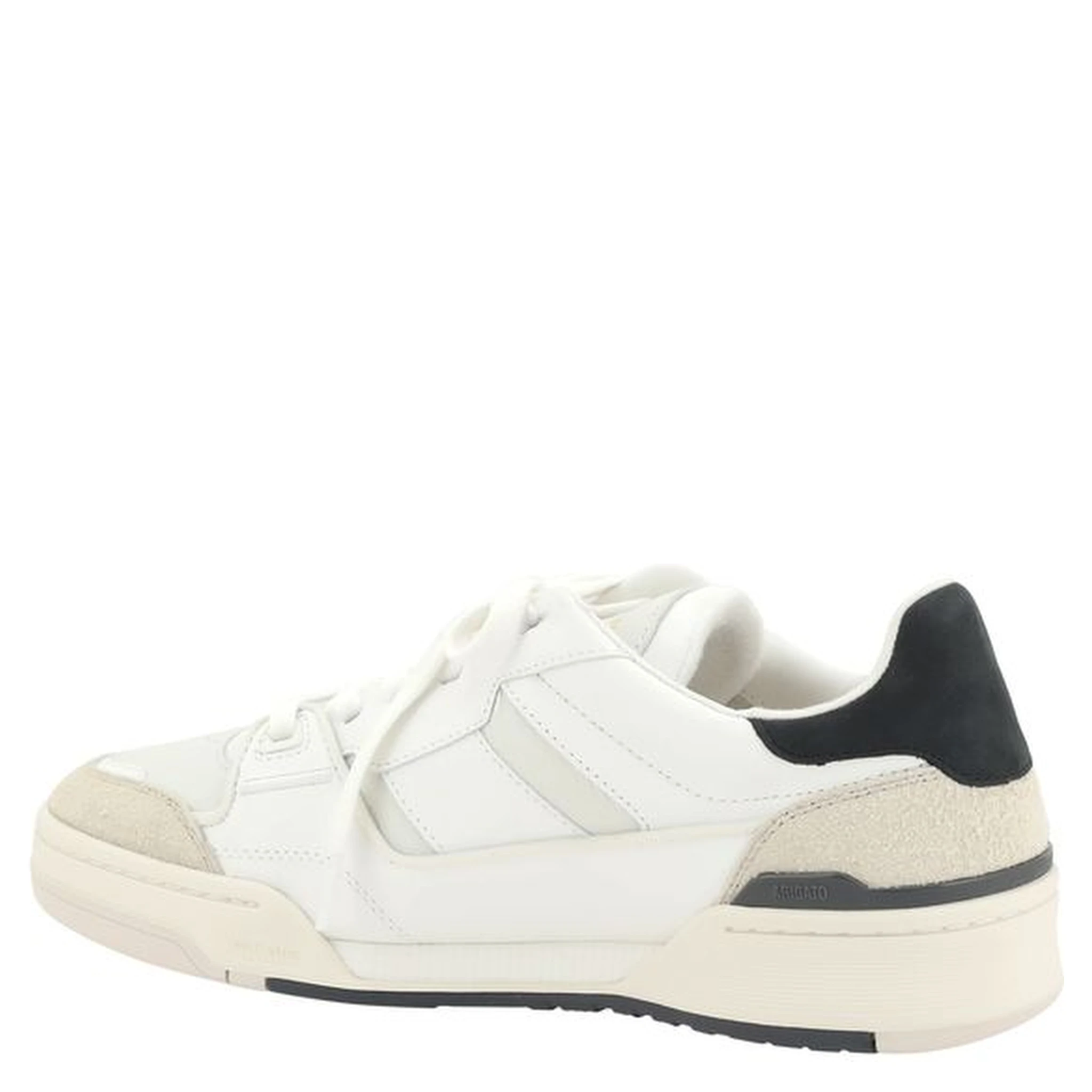 White Calf Leather Bos Taurus Athletic Sneakers