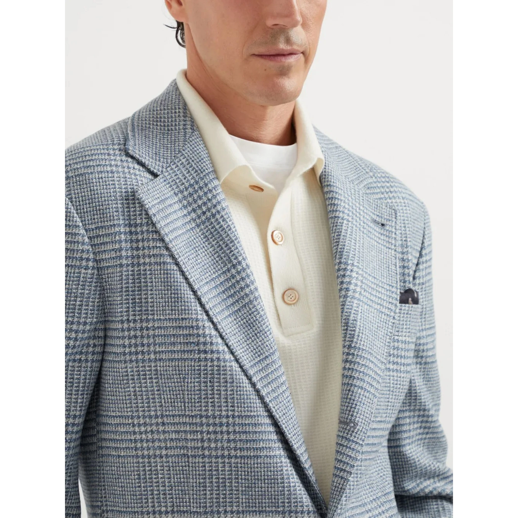 Light Blue Wool Blazer