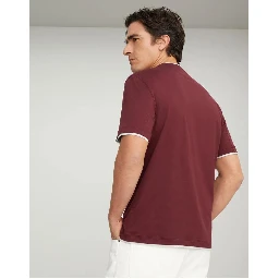 Bicolor Cotton T-Shirt
