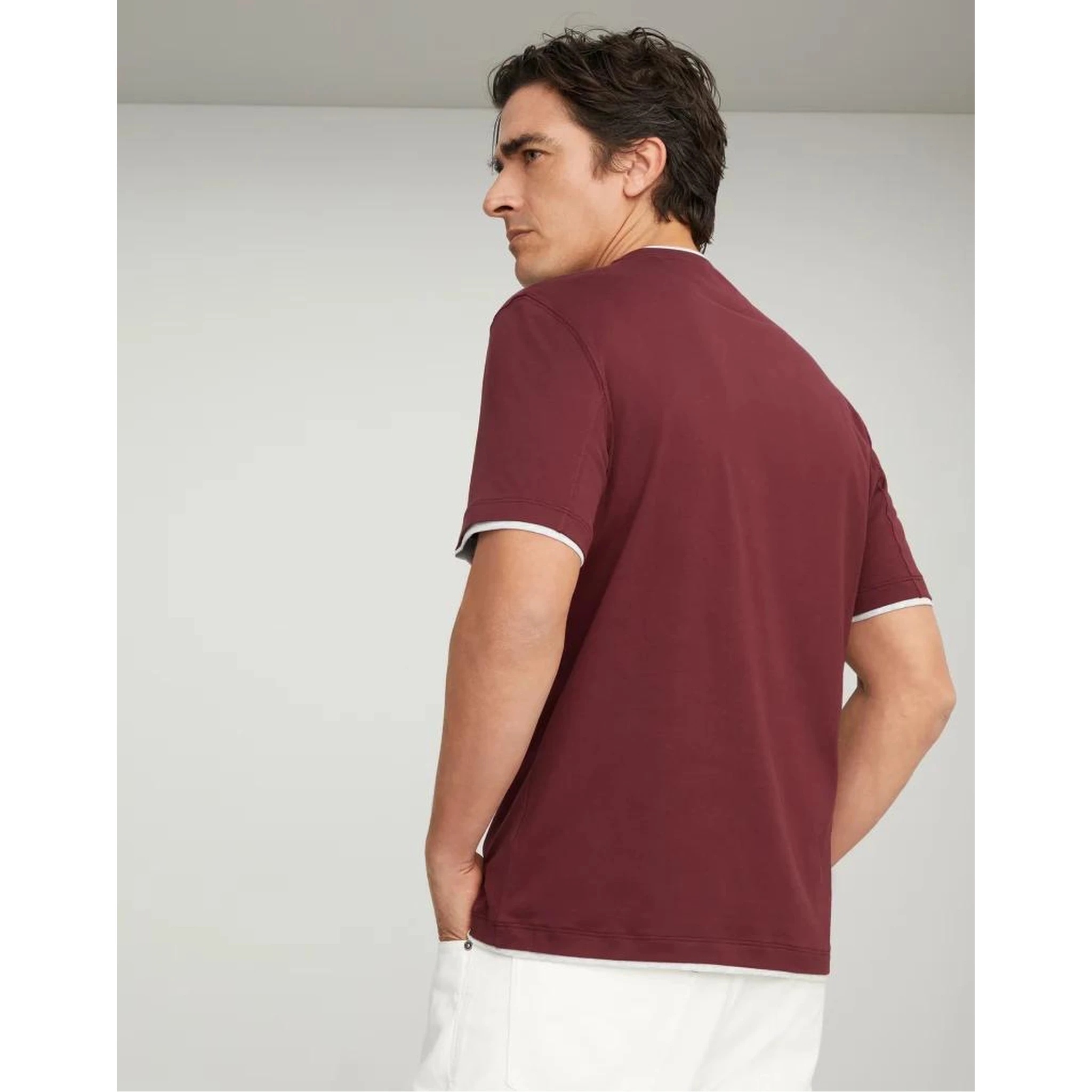 Bicolor Cotton T-Shirt