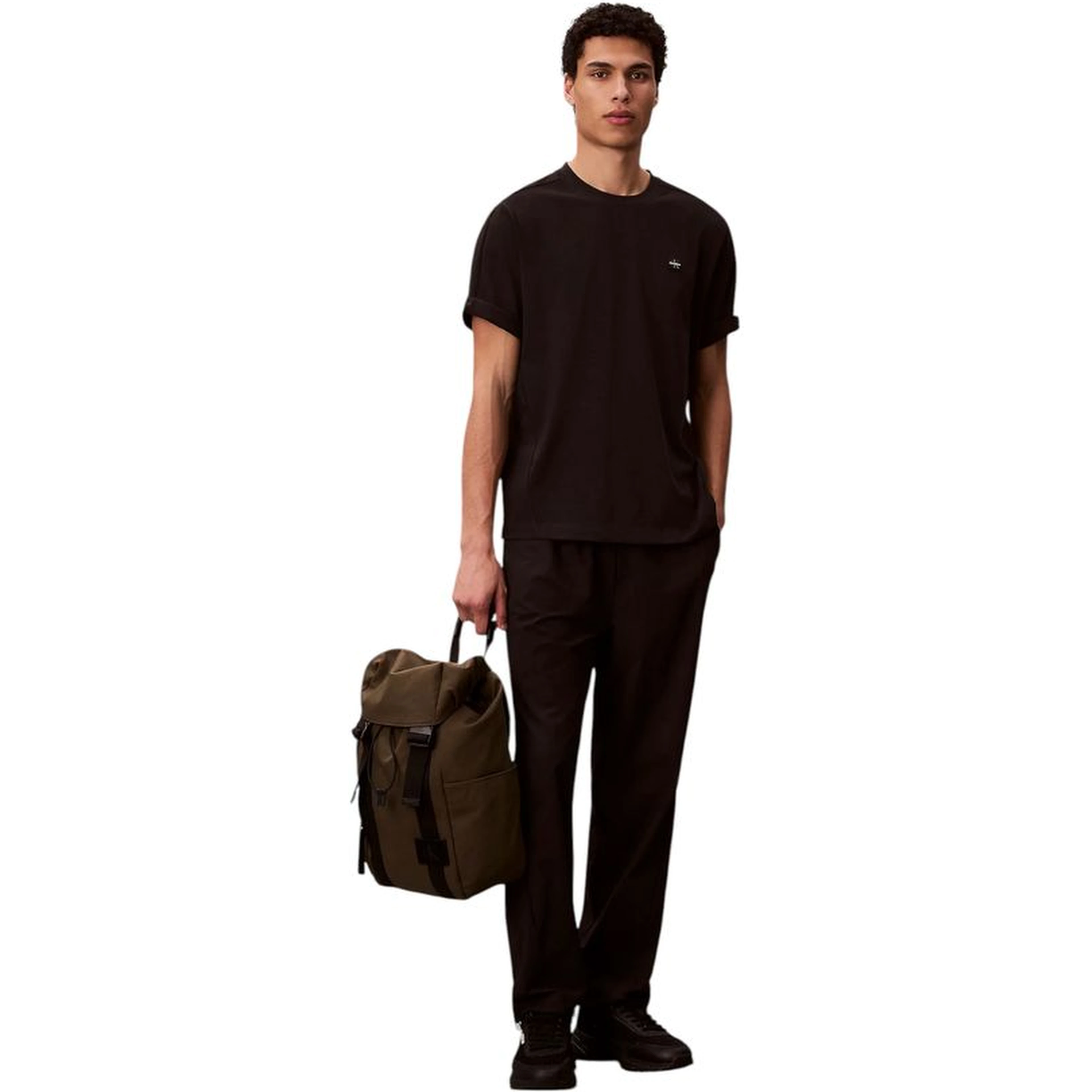 Black Cotton T-Shirt