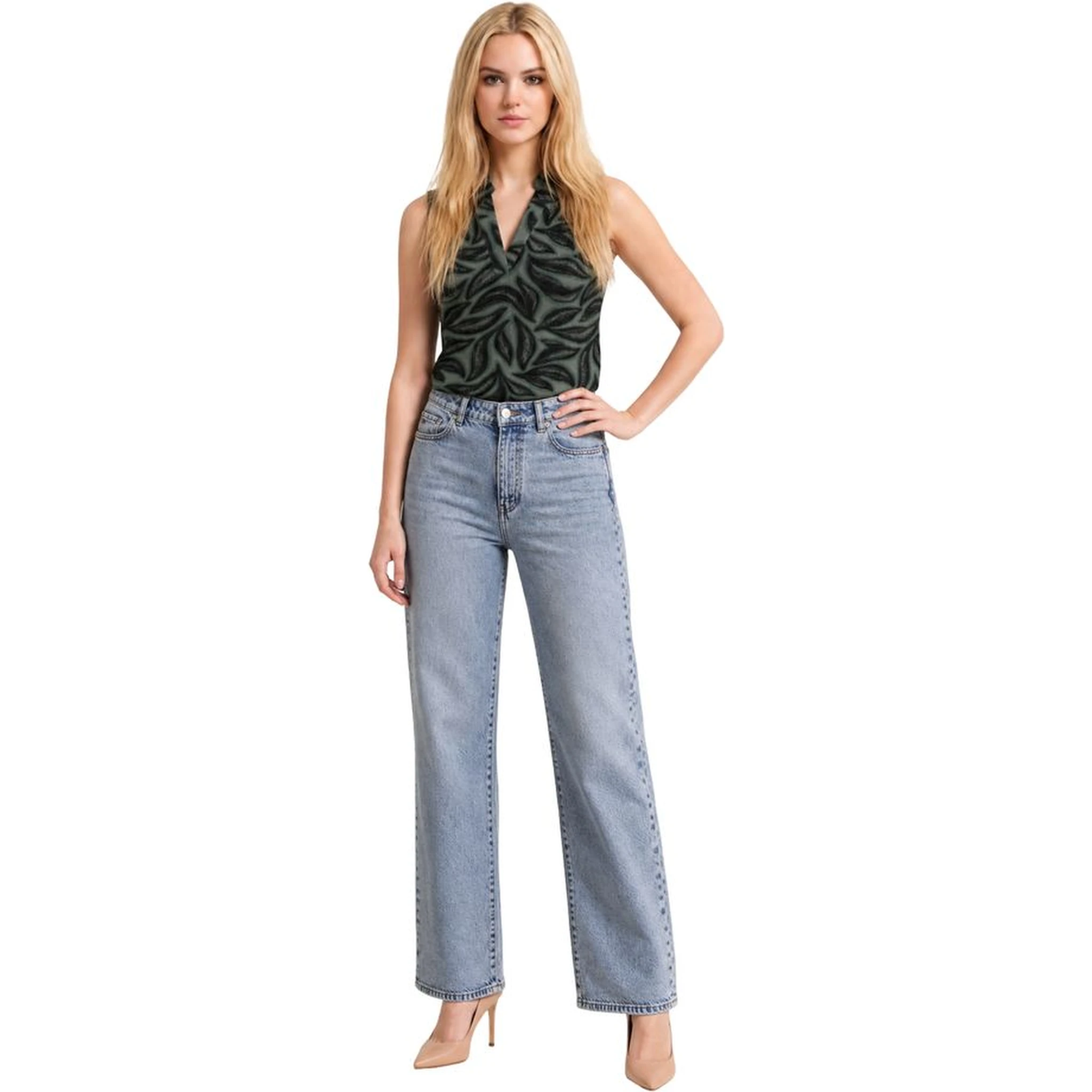 Bicolor Viscose Tank Tops