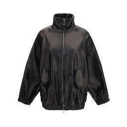 Black Lamb Ovis Aries Aries Leather Jacket