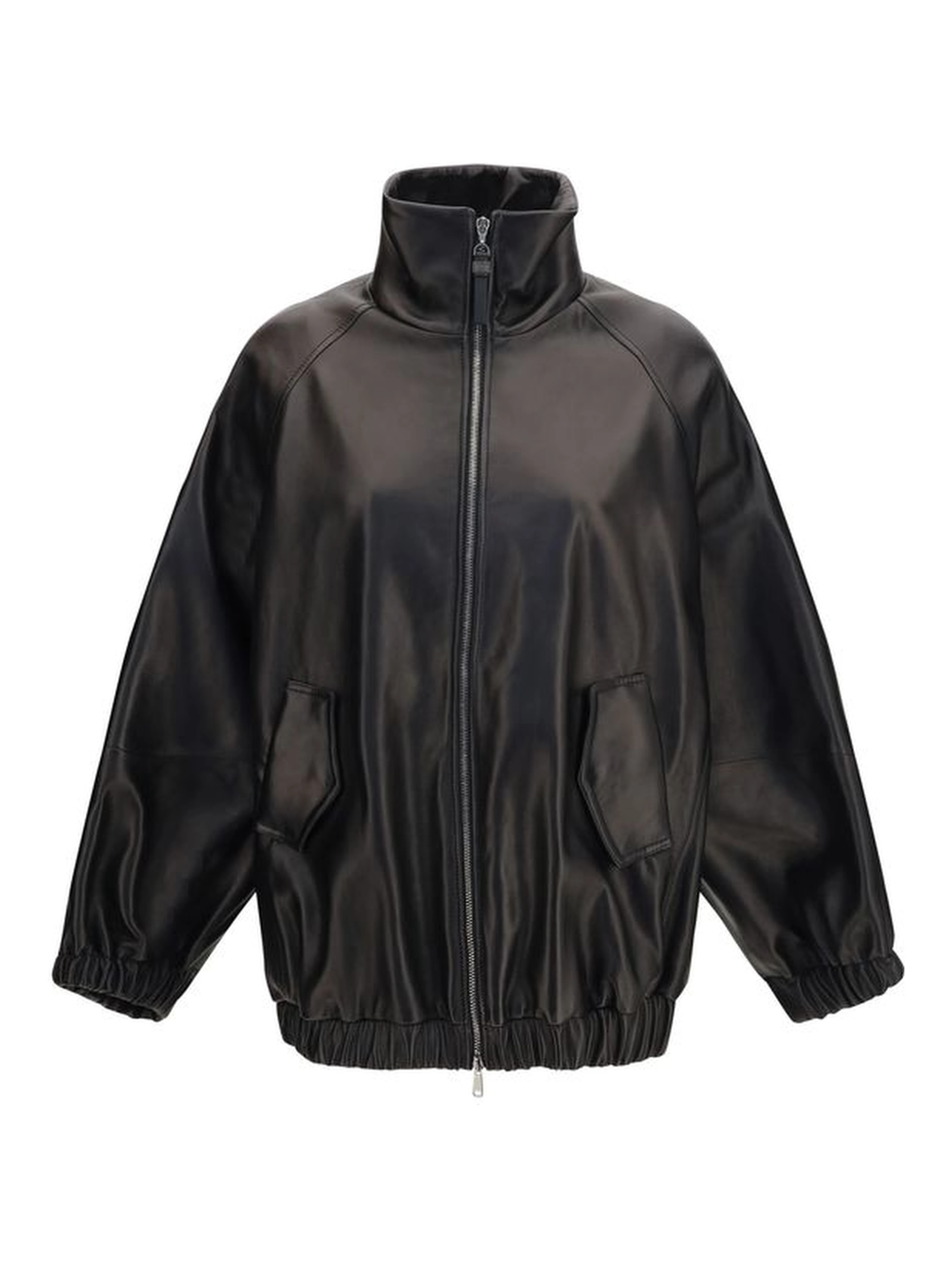 Black Lamb Ovis Aries Aries Leather Jacket