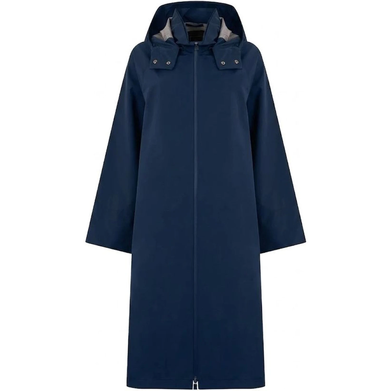 Blue Polyester Coat