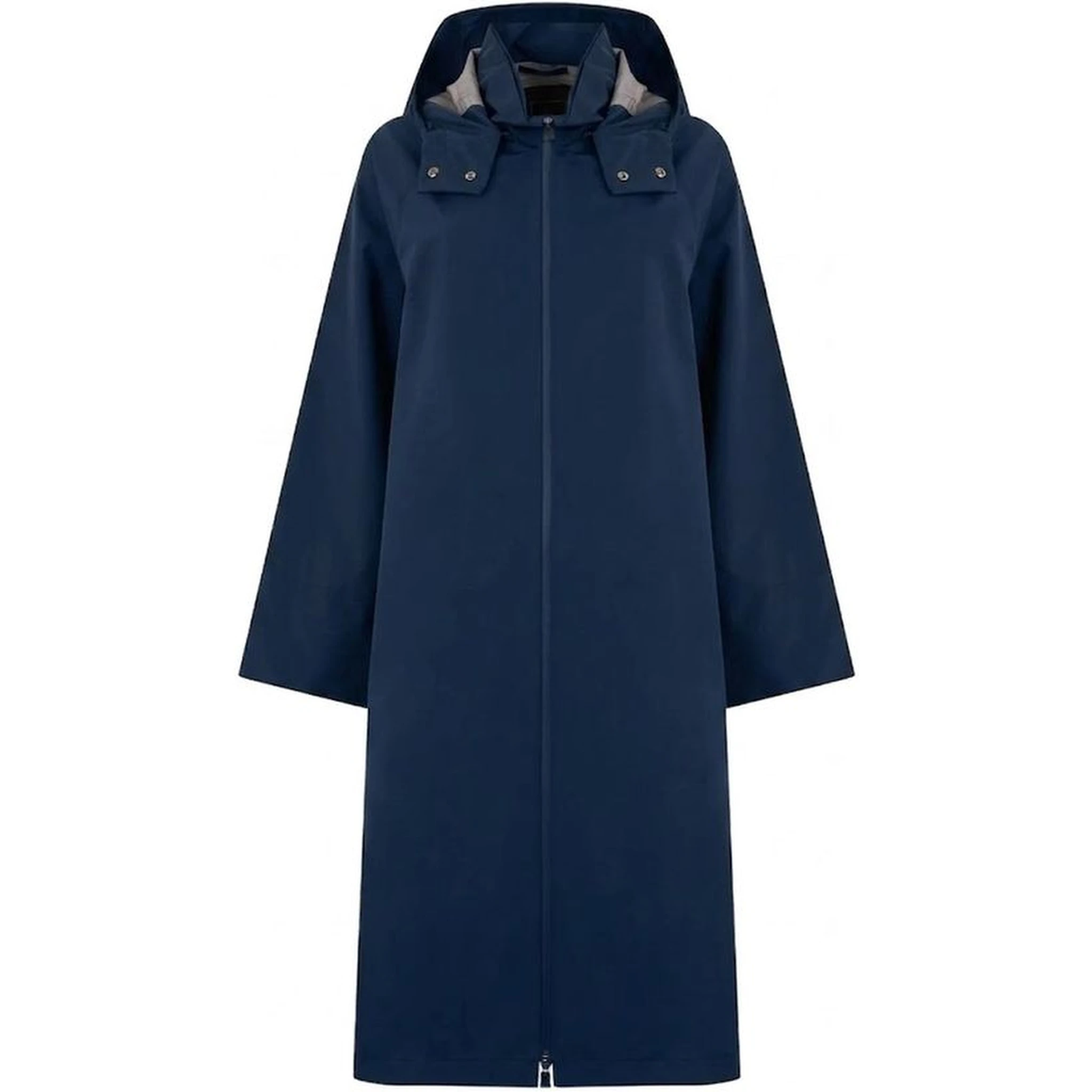 Blue Polyester Coat