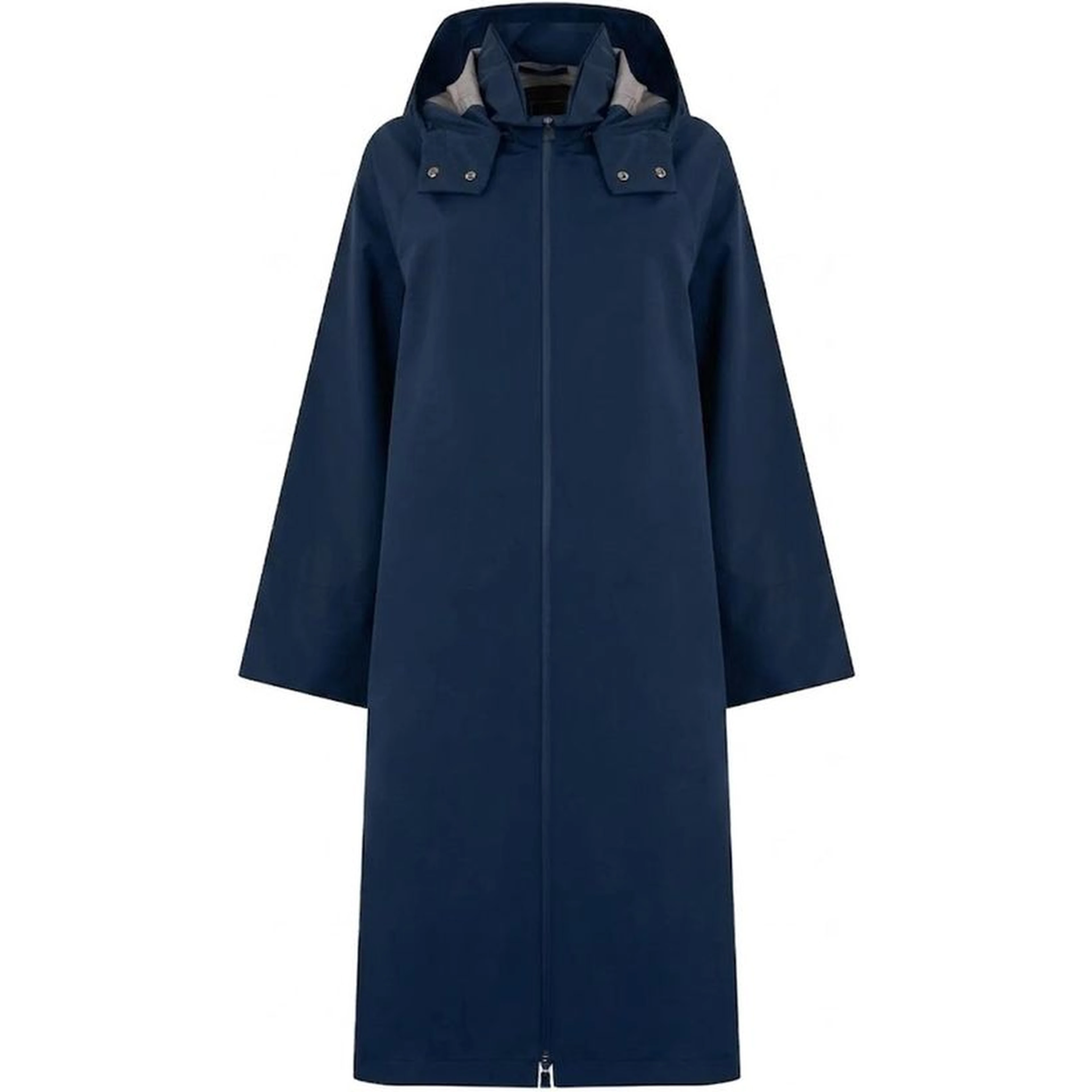 Blue Polyester Coat