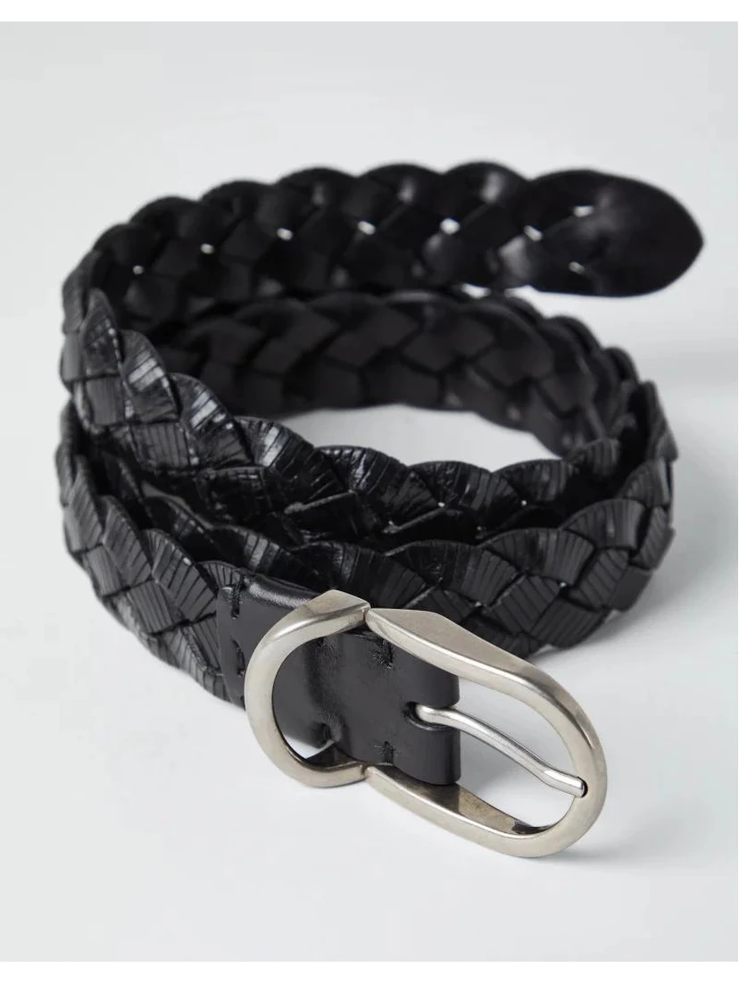 Black Leather Belt