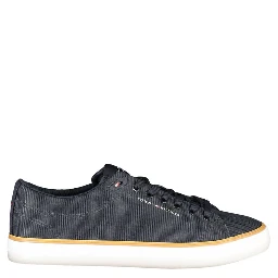 Blue Polyester Men Sneaker