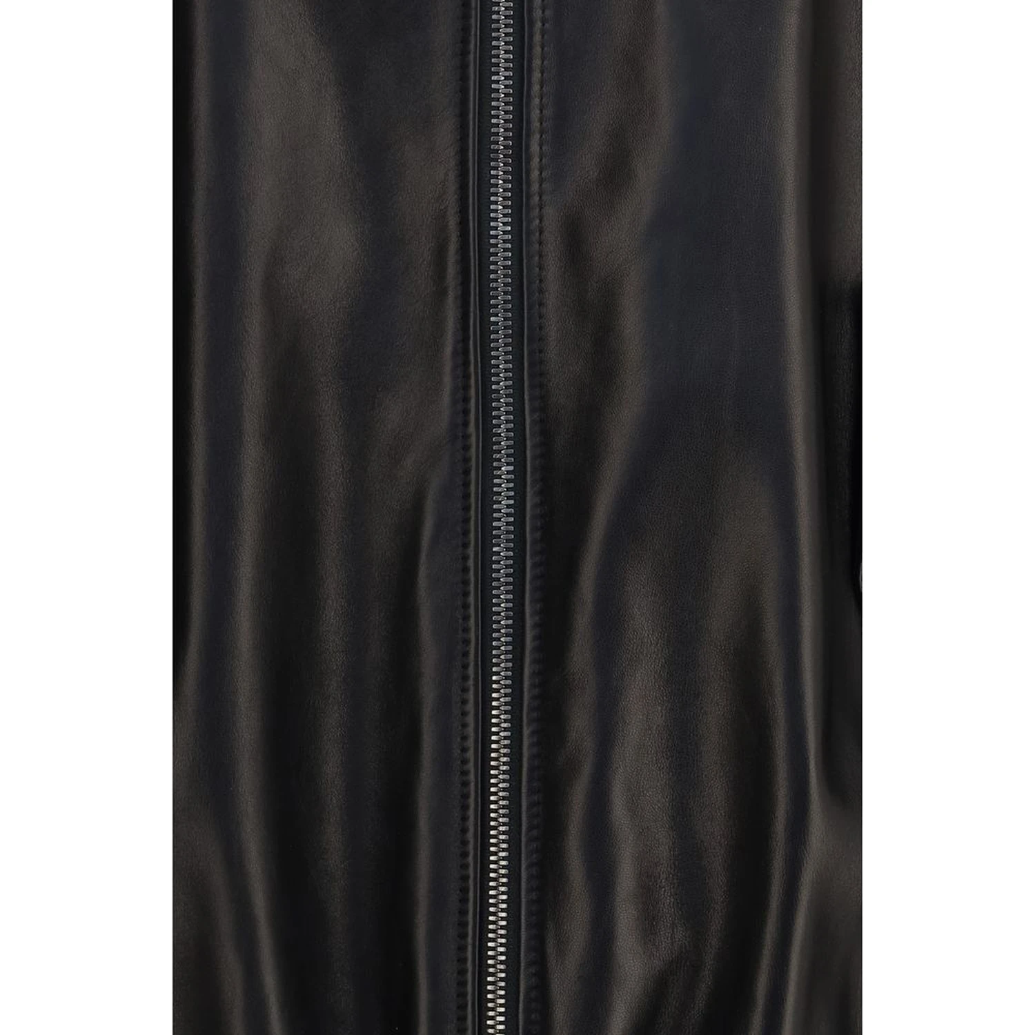 Black Lamb Ovis Aries Aries Leather Jacket