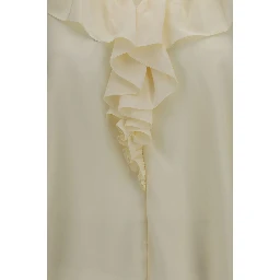 Beige Silk Blouse