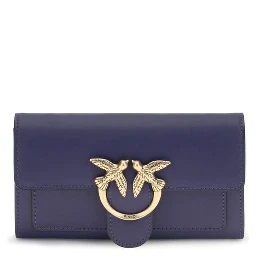 Blue Calf Leather Bos Taurus Wallet