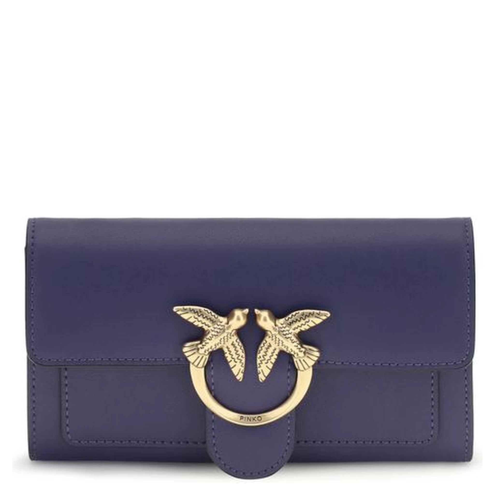 Blue Calf Leather Bos Taurus Wallet