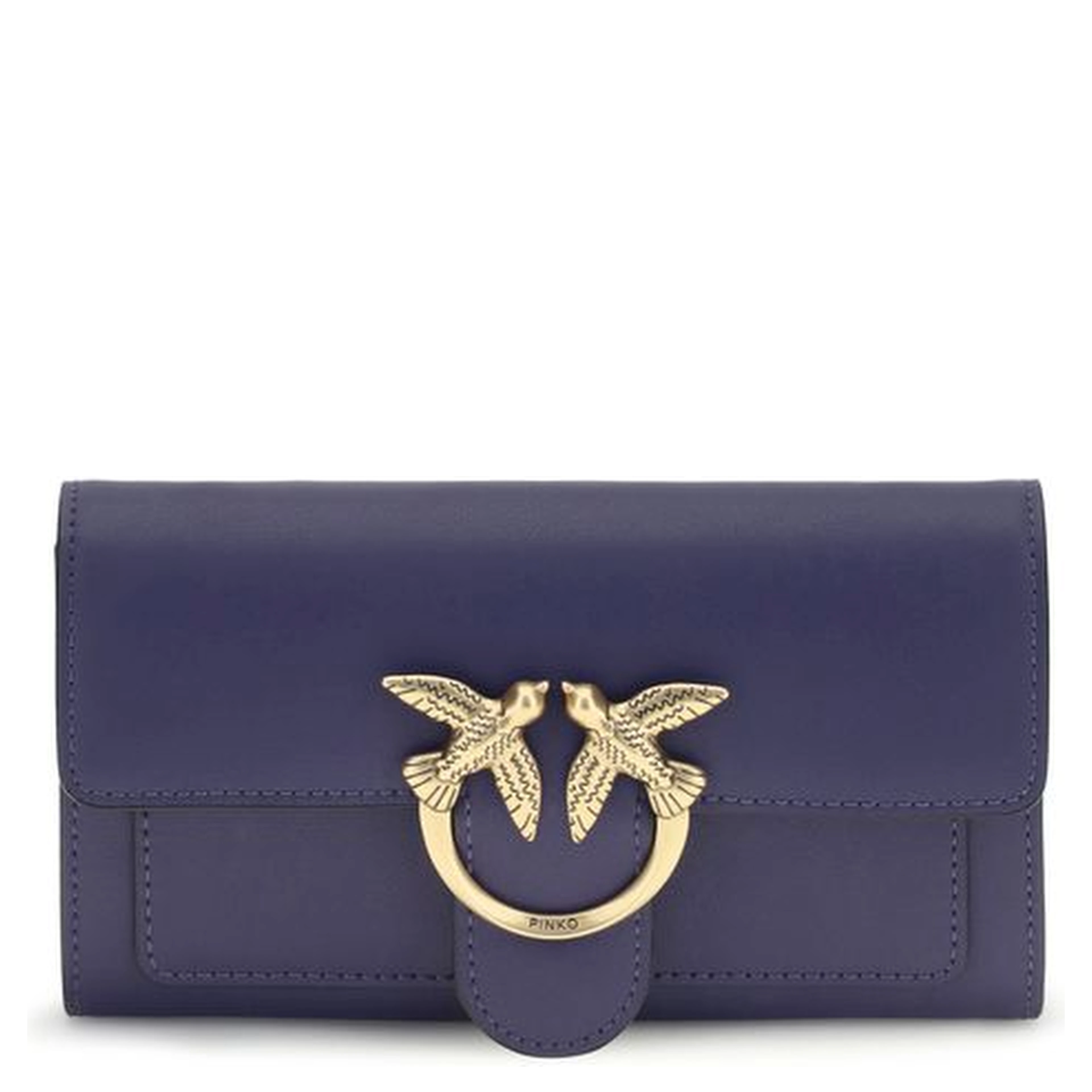 Blue Calf Leather Bos Taurus Wallet