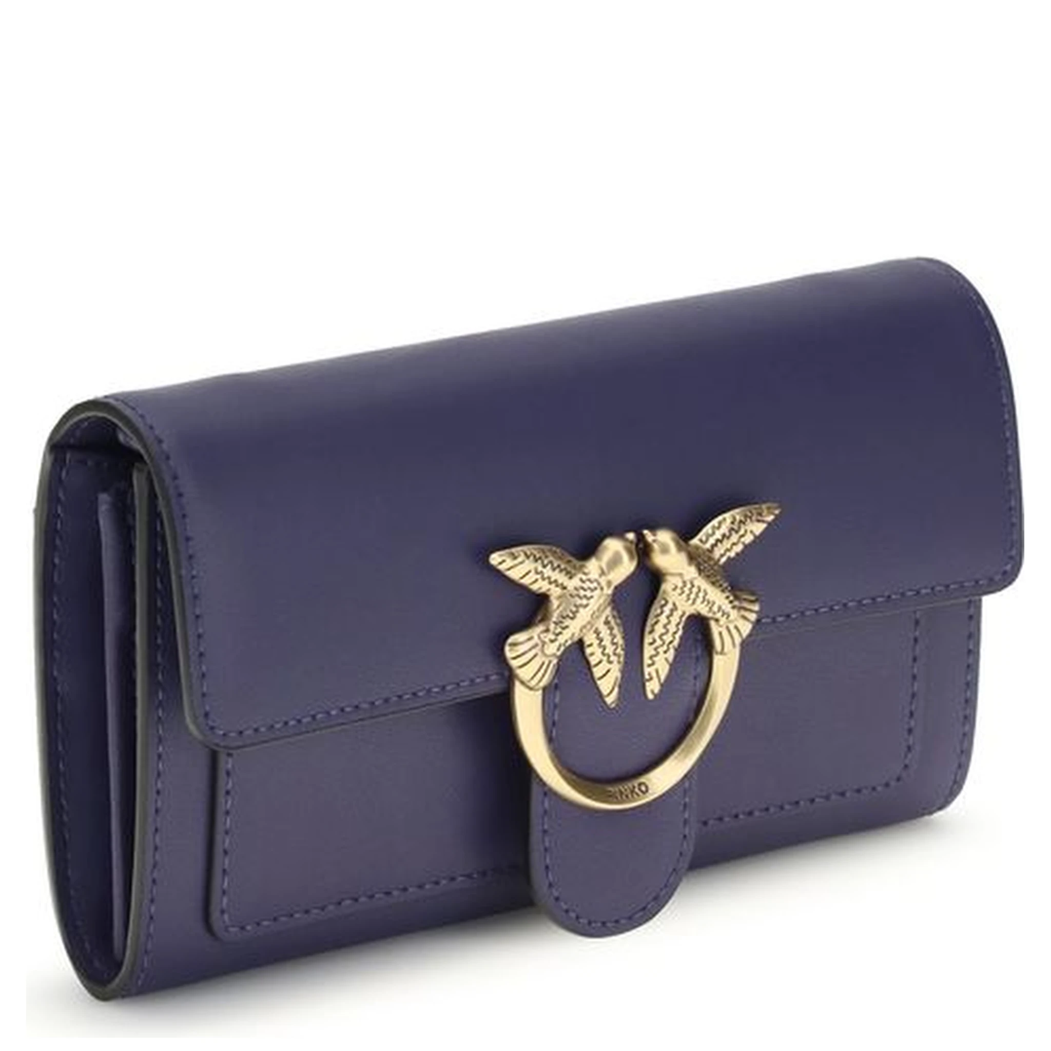 Blue Calf Leather Bos Taurus Wallet