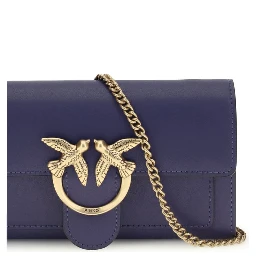 Blue Calf Leather Bos Taurus Wallet