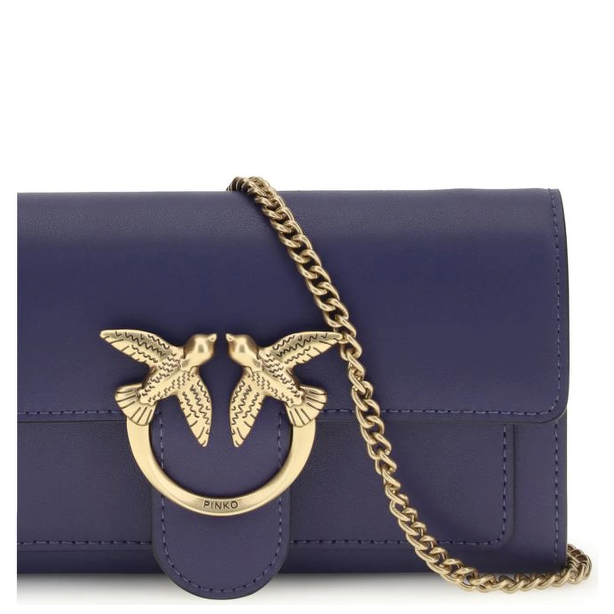 Blue Calf Leather Bos Taurus Wallet