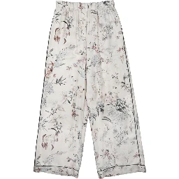 PANTALONE IN SETA STAMPATA