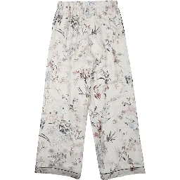 PANTALONE IN SETA STAMPATA
