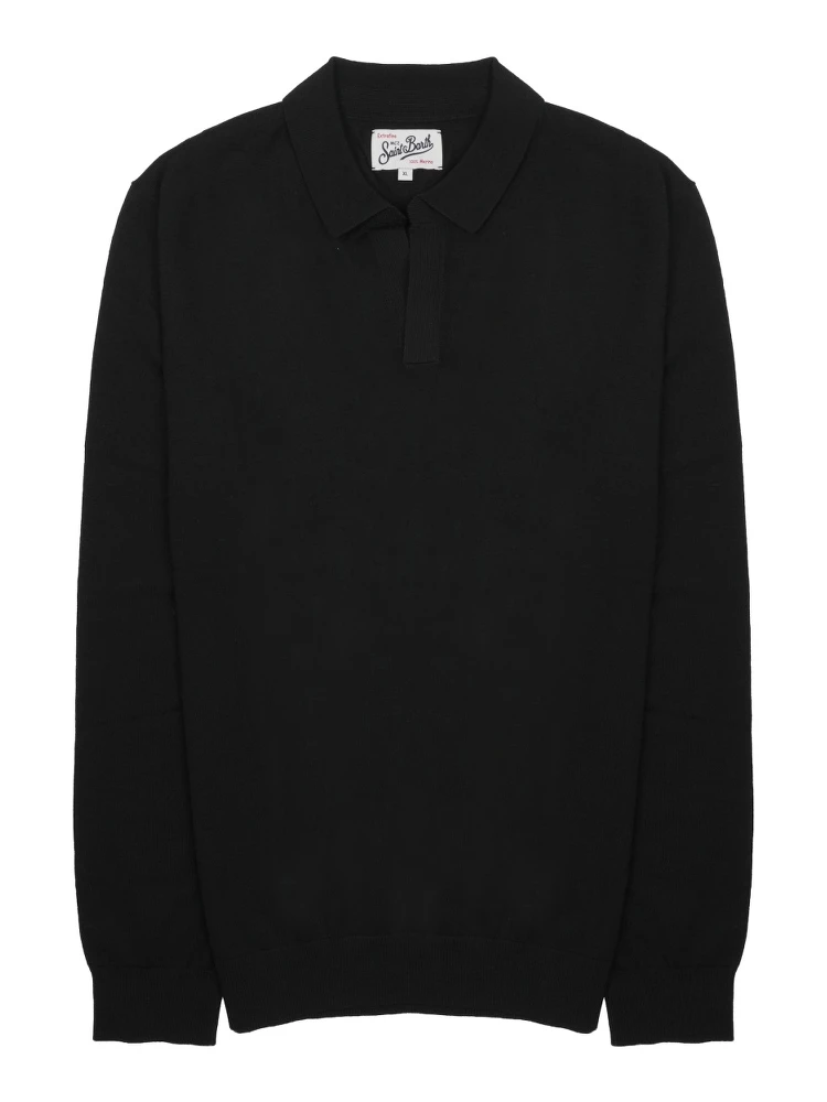 MAGLIA CON COLLETTO A POLO