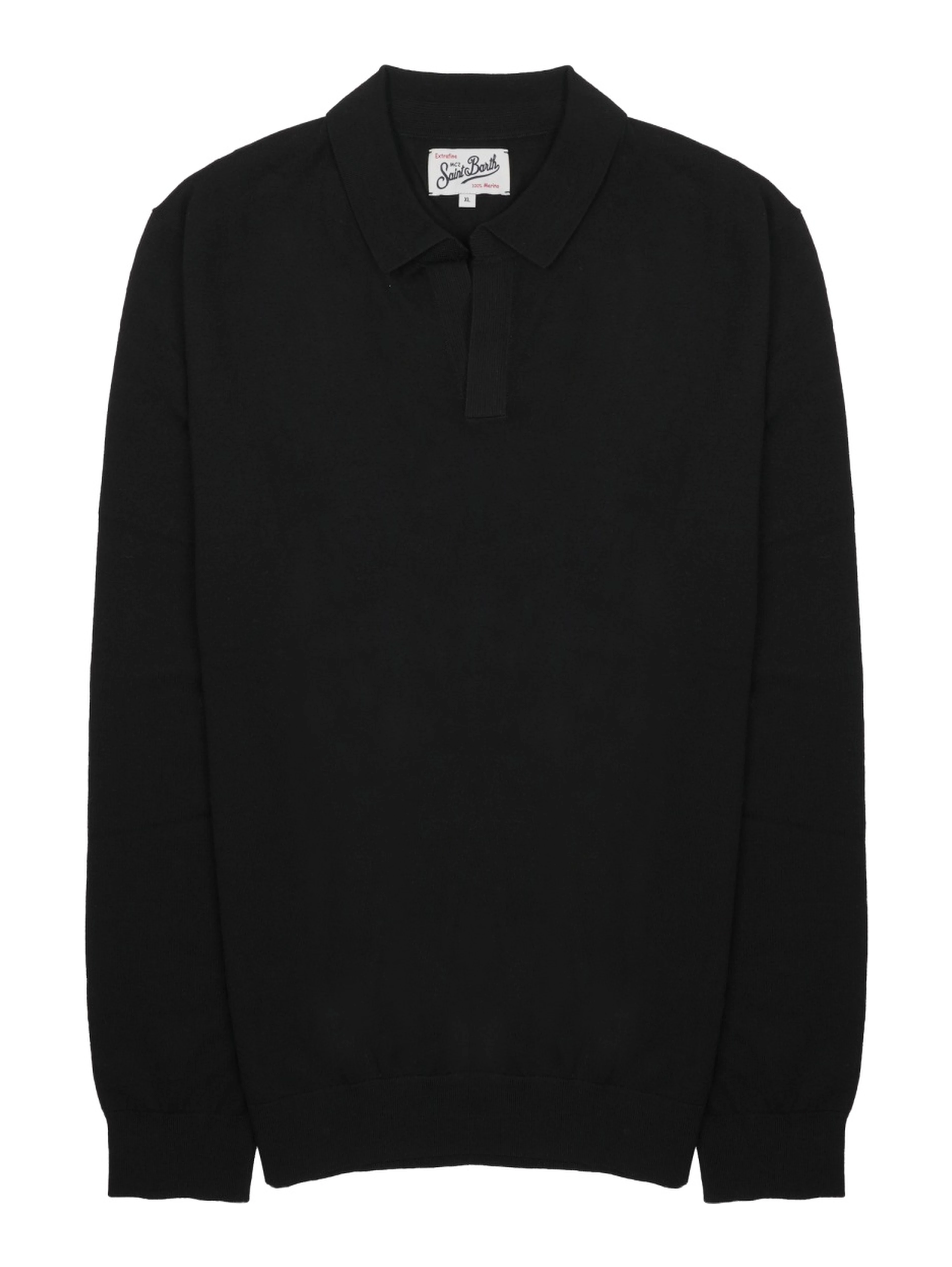 MAGLIA CON COLLETTO A POLO