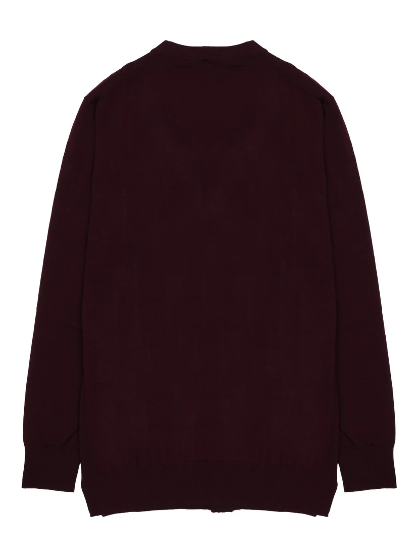 CARDIGAN "COLLEGE" IN LANA MERINO