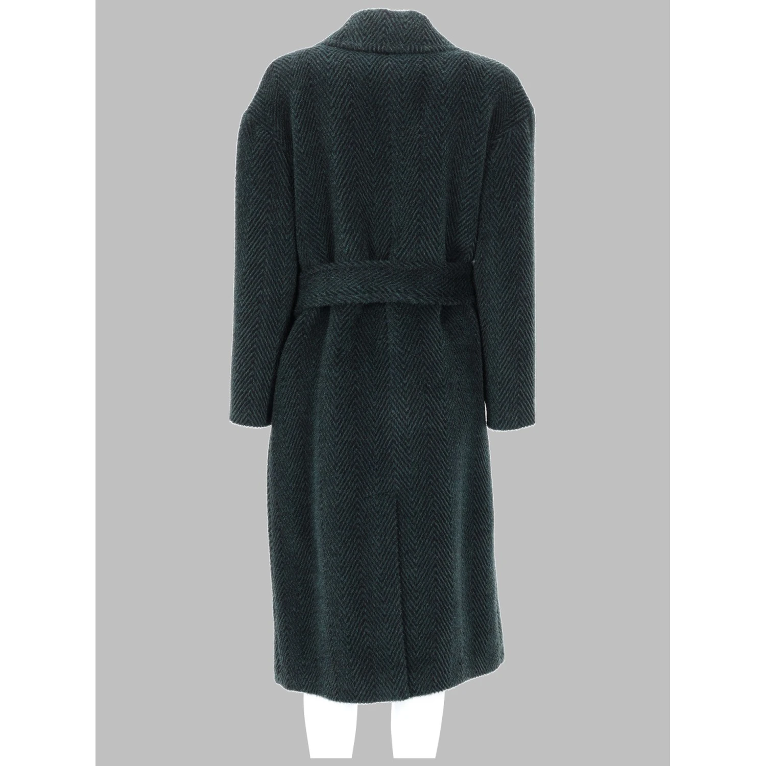 CAPPOTTO IN ALPACA E LANA CON CINTURA