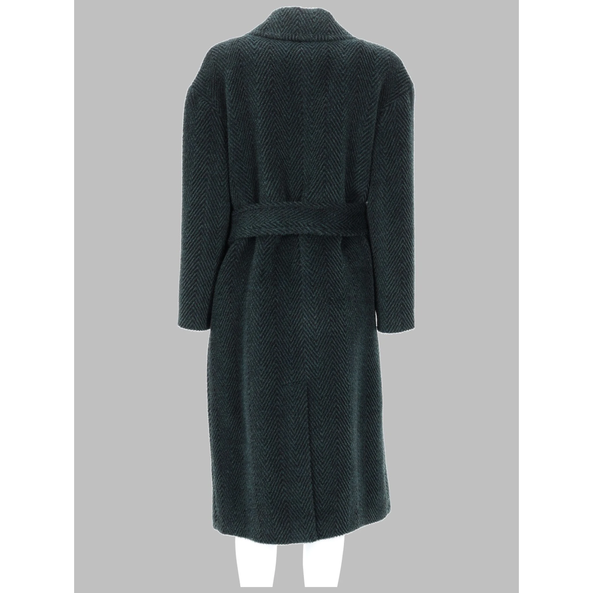 CAPPOTTO IN ALPACA E LANA CON CINTURA