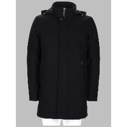 CAPPOTTO IN LANA CON CAPPUCCIO