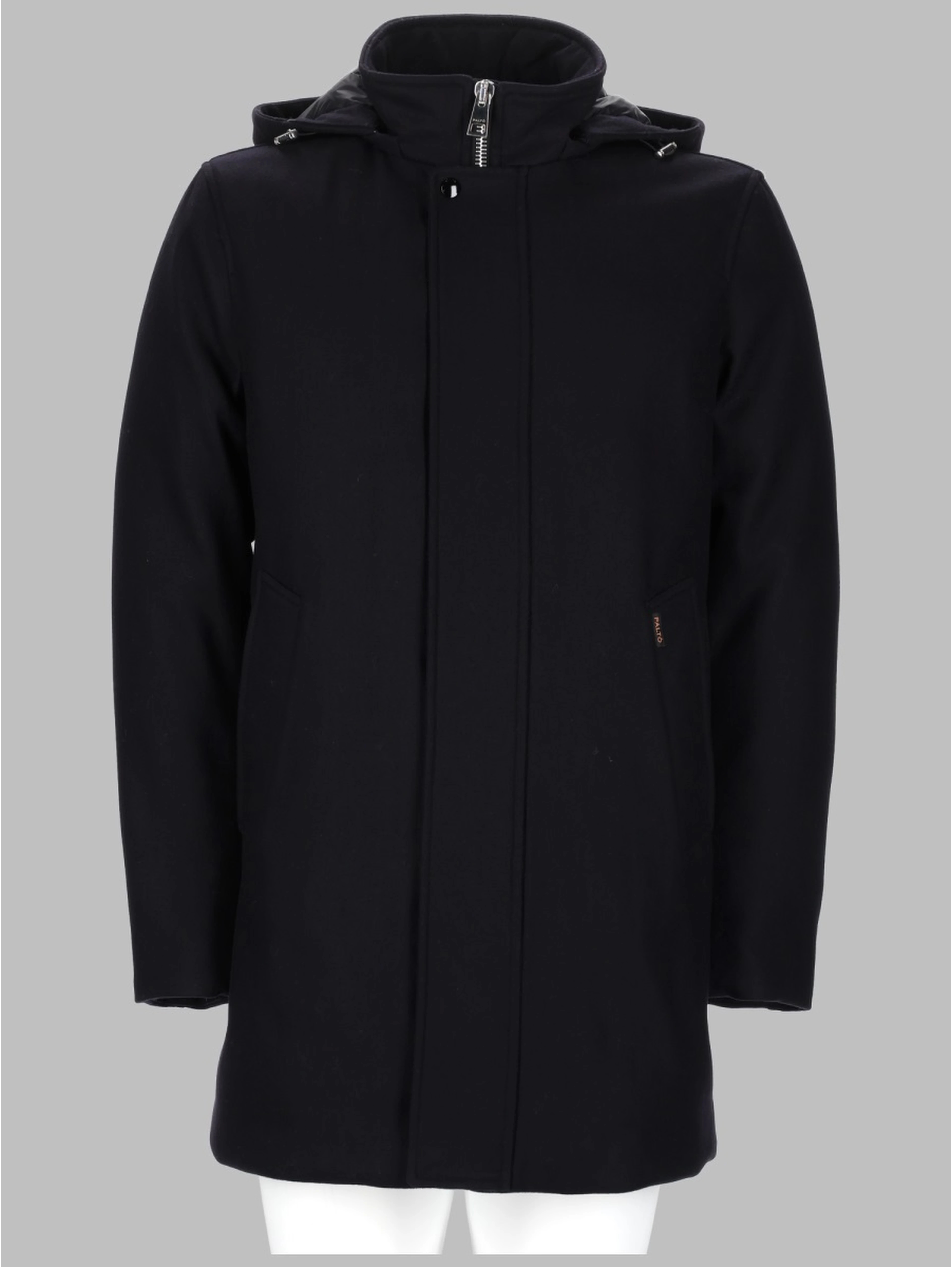 CAPPOTTO IN LANA CON CAPPUCCIO