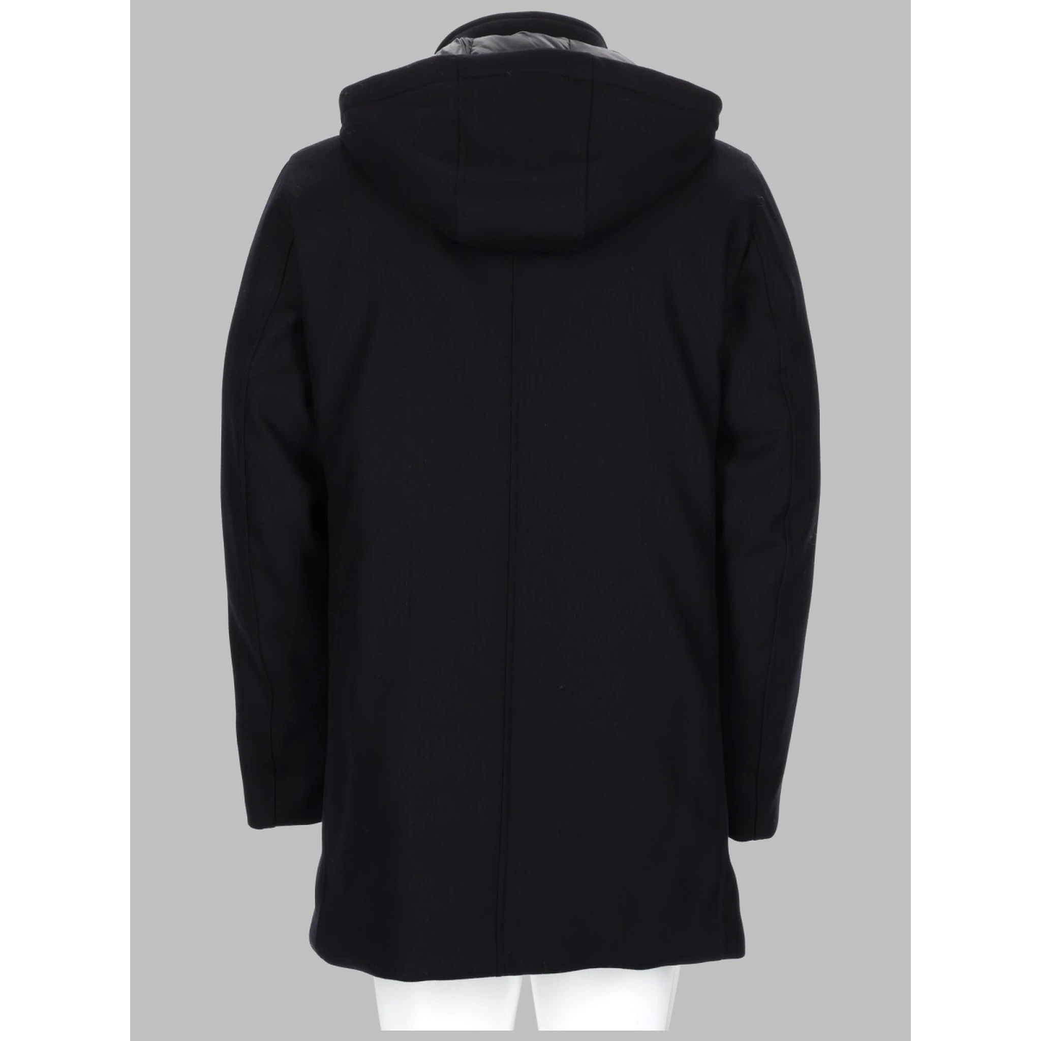 CAPPOTTO IN LANA CON CAPPUCCIO