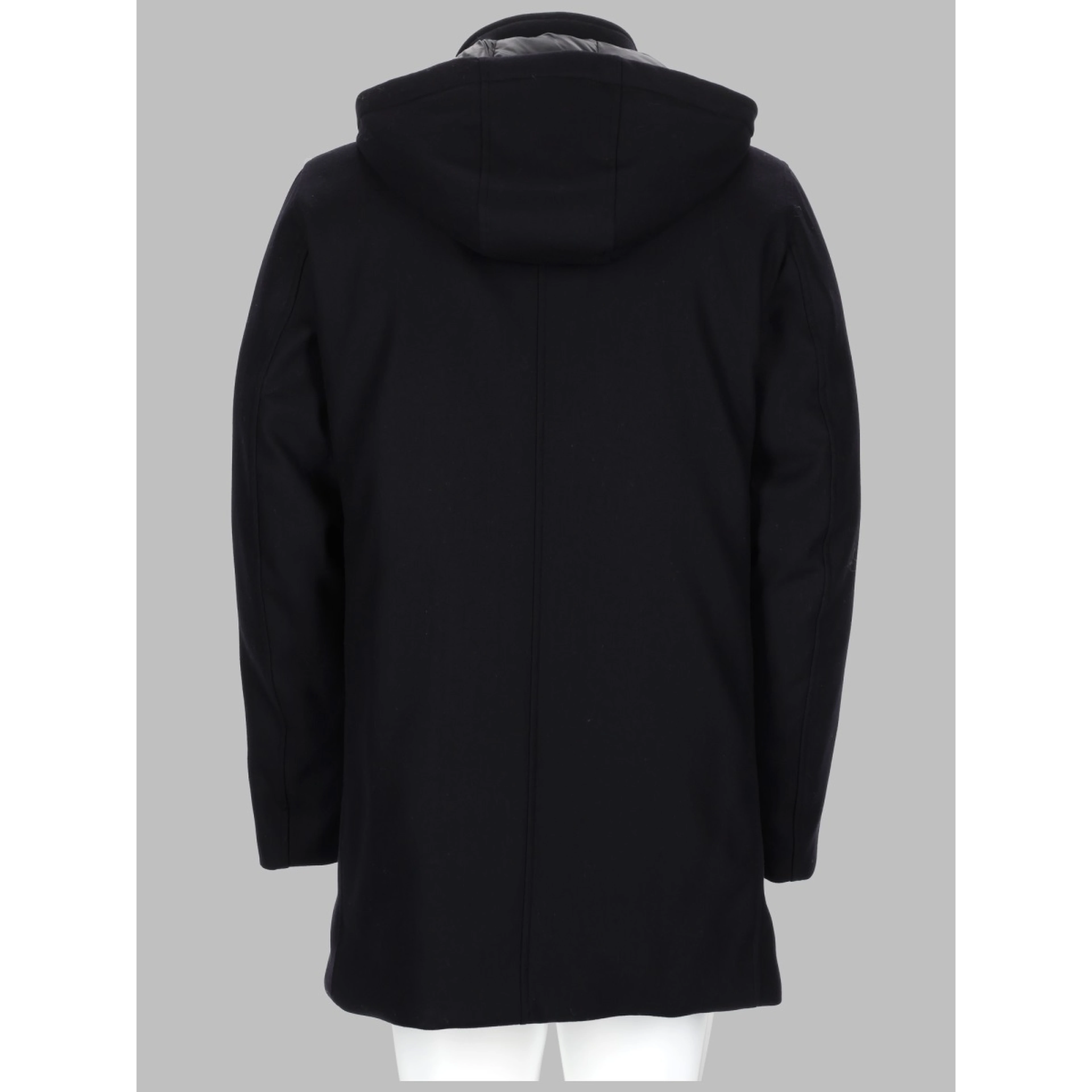 CAPPOTTO IN LANA CON CAPPUCCIO